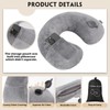 Maxdot 2 Pack Inflatable Travel Neck Pillow Foot Rest with