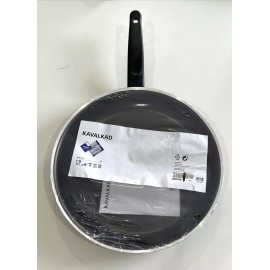 IKEA KAVALKAD Fryan Pan 11" Teflon Non Stick Coating Black MEDIUM NEW