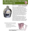 ALFA 1 GI Military Grade Stainless Steel Canteen & Kidney