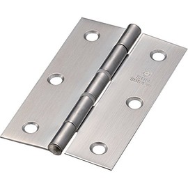 TRUSCO ST999NR89HL Stainless Steel Medium Thickness Hinge with Nylon Ring, Total Length 3.5 inches (89 mm), 4 Pieces