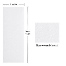 200pcs Large Size Wax Strips Paper, Waxing for Body - Legs, Chest Hair, Eyebrow, Professional Eyebrow Waxing Kit with Non-Woven, Home Waxing for Wax Strips Sensitive Skin