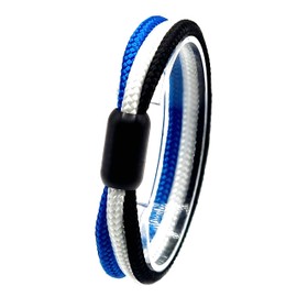 Generisch JoJewelry Hamburg Fan Bracelet, Nylon, No Gemstone