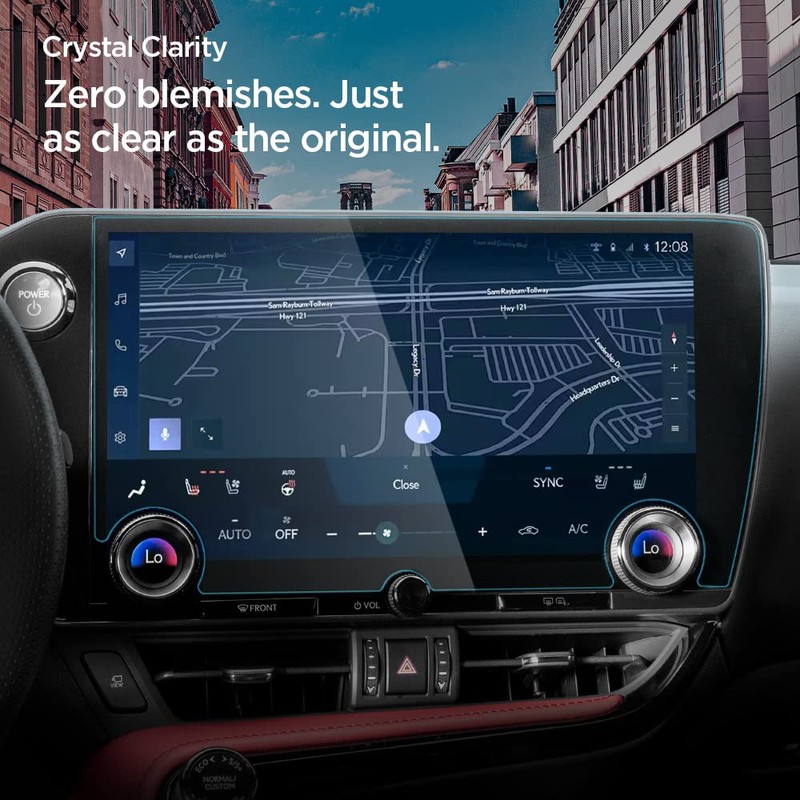 Spigen Tempered Glass Screen Protector [GlasTR Slim] designed for Lexus