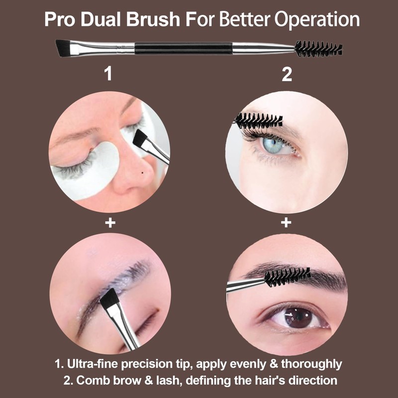 Lash Color Kit Eyelash Color Set Black with Natural Effects