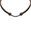 HANA LIMA ® Leather Necklace Leather Cord Black Adjustable Necklace