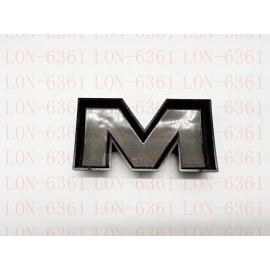Auto GMC 2021-2024 GMC YUKON YUKON XL Rear Tailgate White Black OVERLAY Emblem