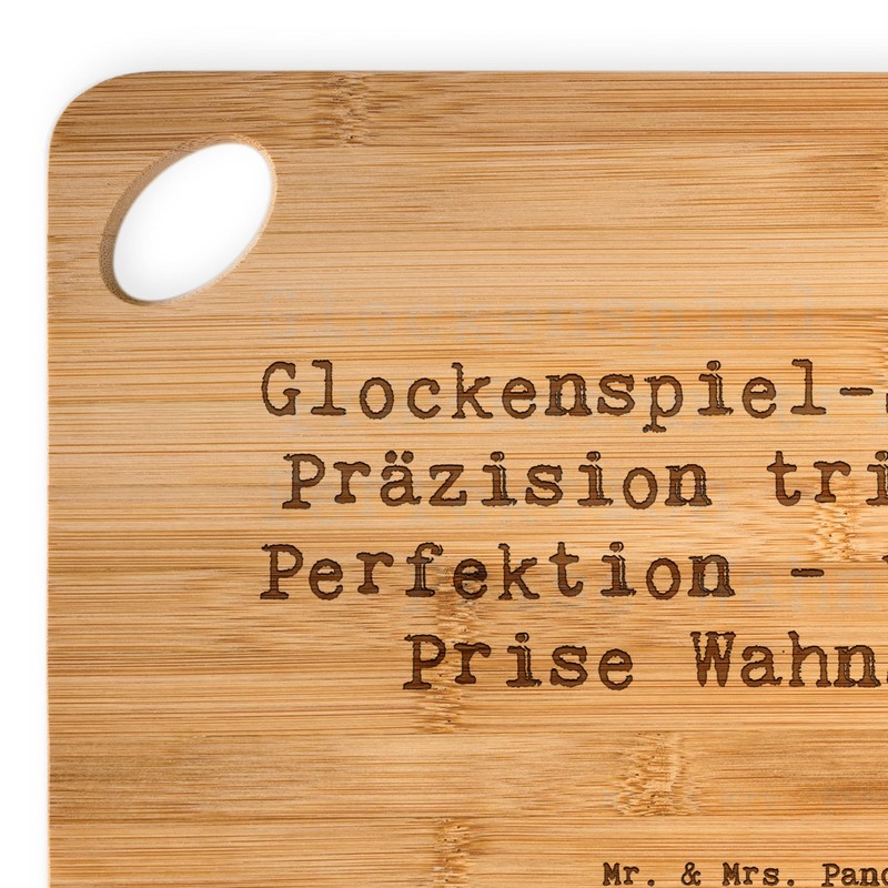 Mr. & Mrs. Panda Bamboo Chopping Board Saying Glockenspiel Kultur