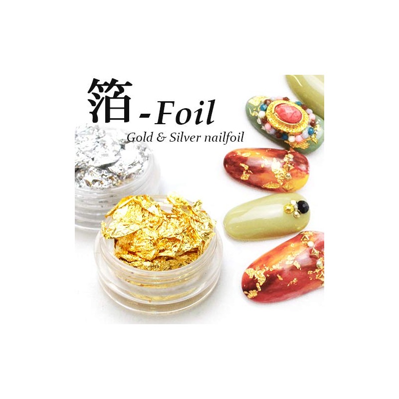 Gold Foil Case Included Gold Flakes Nail Resin DIY Craft