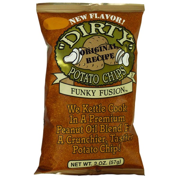 Dirty Potato Chips, Funky Fusion, 25 count, 2 Ounce