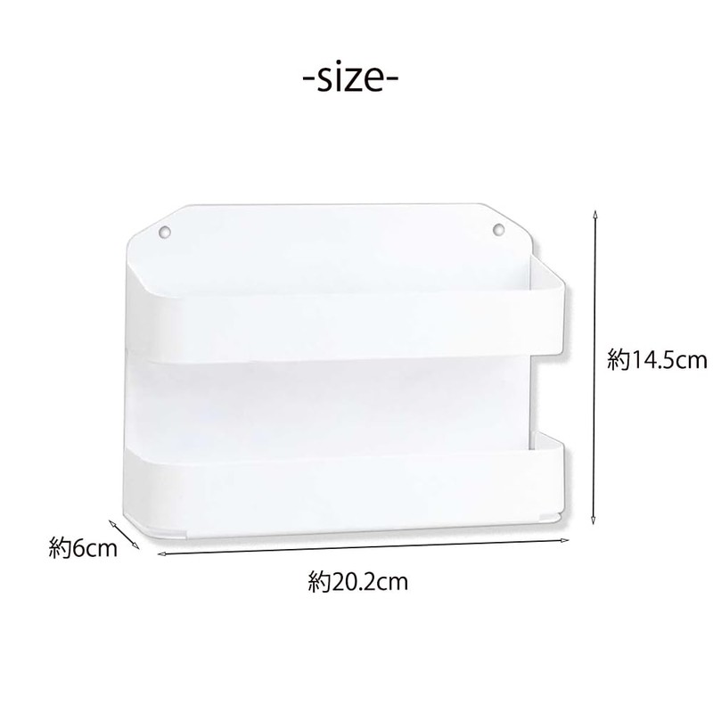 Takubo Industry Magnetic Wrap Holder Small Items Kitchen Supplies Storage