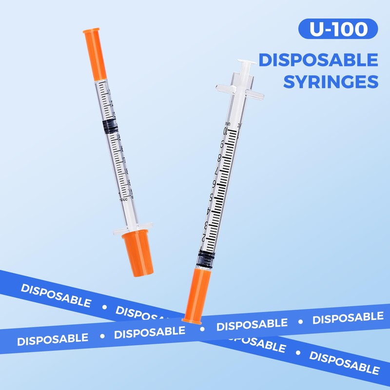 1 ML 31G 5/16 in (8 mm) Syringe, Disposable Individually