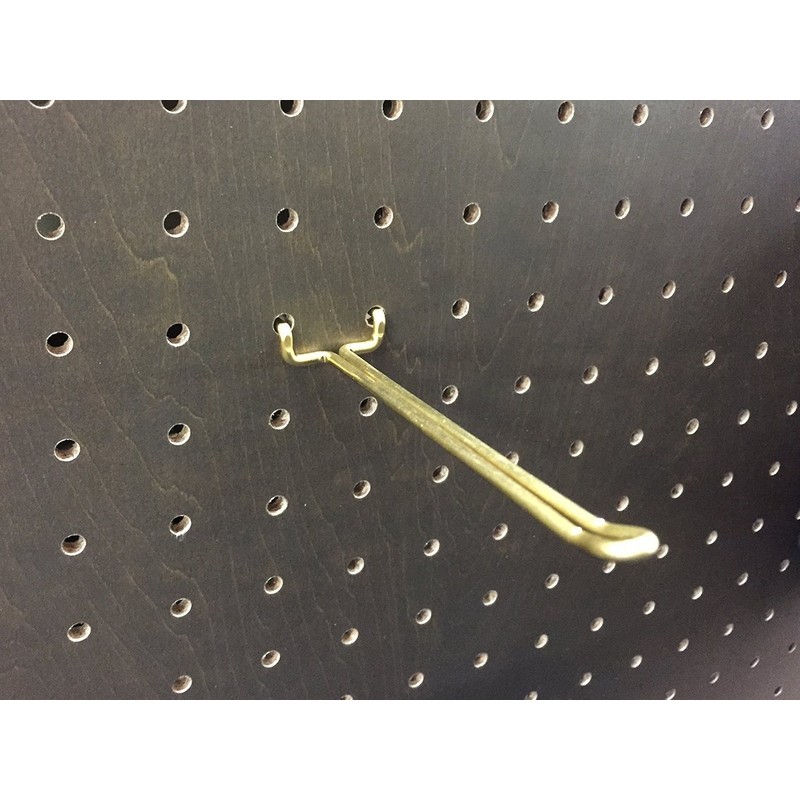 WAKI ANB-713 Classic Perforated Board, Brass Hook, 3.9 inches (100