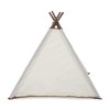 SmartyKat Kitty Camp Crinkle Cat Tent Hideaway with Feather Toy