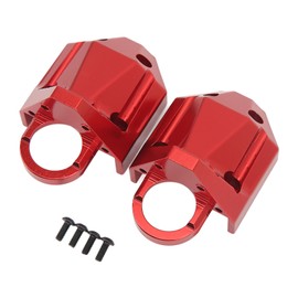 RC Rear Axle Gearbox Housing Aluminium Alloy Strong Easy Installation RC Axle Gearbox Housing for TRAXXAS 1/7 UDR Red