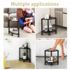 VOTZAAQ Stainless Steel Shower Stool, Double Layer Corner Shower Bench