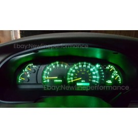 newlineperformance Green Cluster LED Bulb Kit for Toyota Tundra 2000 - 2004