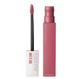 Maybelline Labial líquido mate Superstay Matte Ink Tono Lover, 5ml - Lipstick matte de larga duración, color intenso por hasta 16H, alta pigmentación, no transfiere