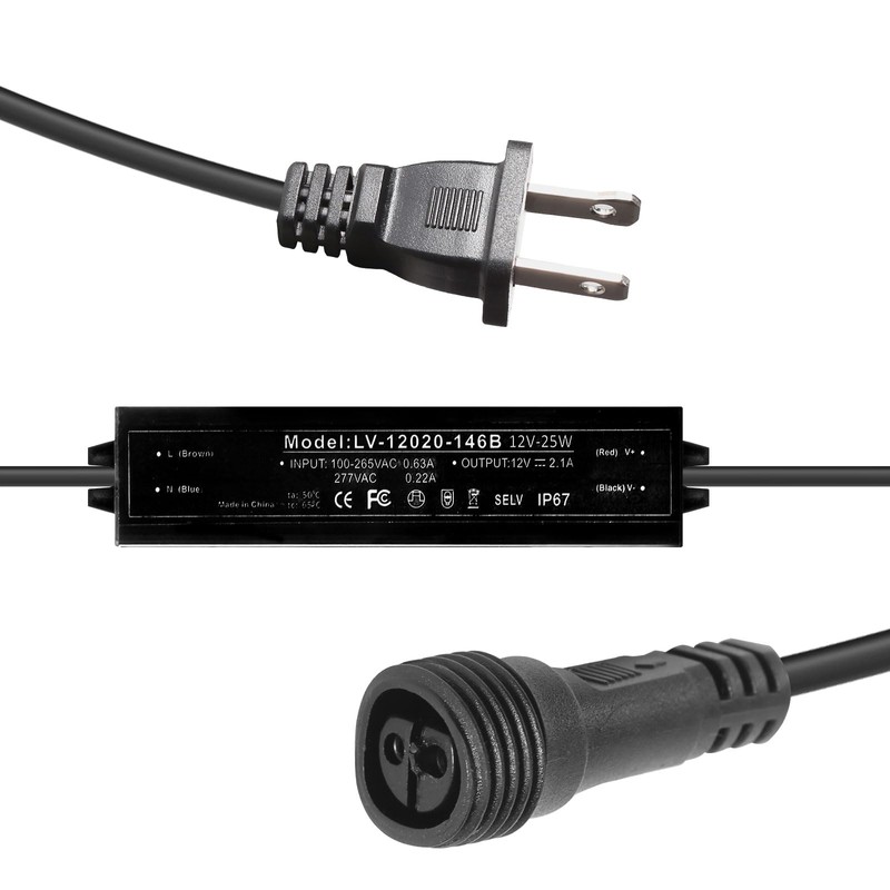 GreenClick 12V Transformer Adapter for GreenClick Landscape Lighting