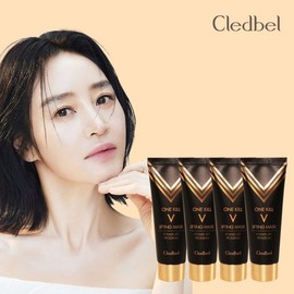 Clé de Peau (Cledbel)(4개)끌레드벨 원킬 브이 리프팅마스크 70ml 블랙 /랩핑 래핑마스크 (Cledbel)(4 pieces) Cledbel One Kill V Lifting Mask 70ml Black / Wrapping Mask