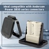 Erchon 50A Plug Mounting Panel with Dust Cover Compatible with