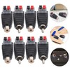 TEHAUX 8pcs Audio Adapter Connector Plug Speaker Wire Plugs for