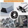 sourcing map Round Threading Die M12 x 0.75 Metric Thread