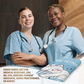 GoMelley Funny Nurse Gifts for Women, Soft Flannel Nurses Blanket, Nurse Birthday, Appreciation, Graduation Gifts, Sudent/New Nurse Gift, Paramedic Gift, 60"*50"