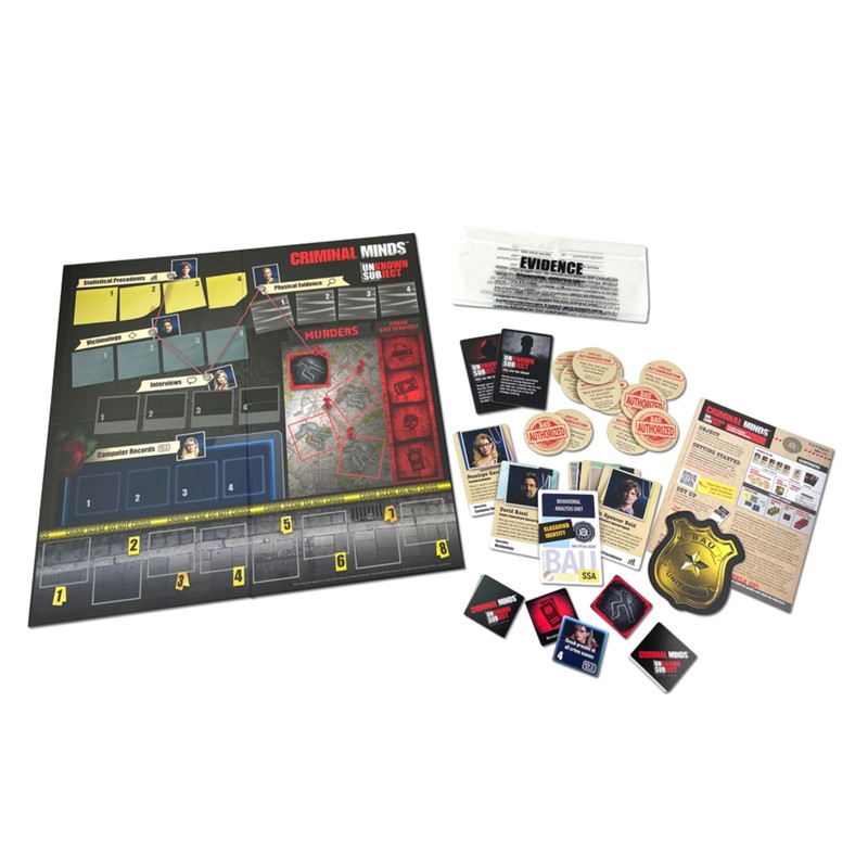Criminal Minds Unknown Subject Board Games for Adults – Adult
