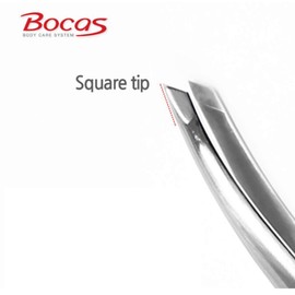 BOCAS Ergonomic Stainless Steel 3 Way Tip Tweezers/Plucker Beauty Tool for Grooming Eyebrows and Removing Facial Hair.