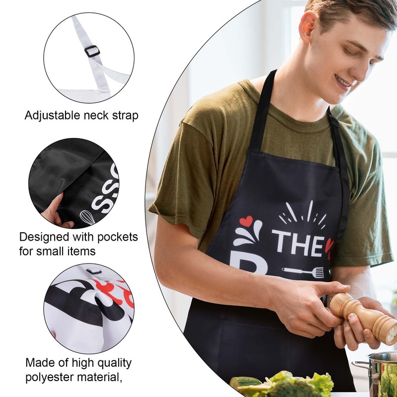 ROSEMO 2pcs pairs apron, The Boss