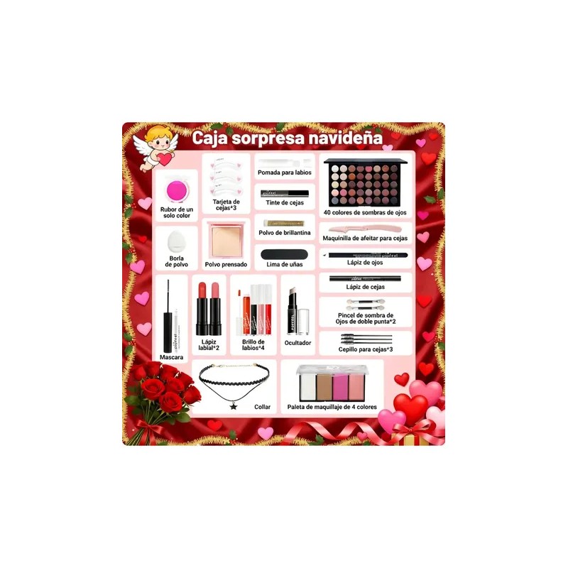 24kit De Maquillaje Profesional Completo-principiante Regalo