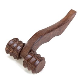 1Pcs Wooden Massage Tools, Wooden Hand Held Massager, Roller Massager, Yoga Round Massage Stick, Back Massage Roller, Used to Relieve Muscle Soreness and Promote Blood Circulation