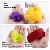 Homewit Needle Felting Wool, Wool Roving 10 Colors Set, Roving