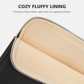 KIZUNA Puffy Laptop Sleeve 13 Inch Carrying Case for MacBook Pro 14 M3 M1 M2/IdeaPad Flex 5 Gen 8 14"/Yoga 9i/14" IdeaPad Flex 5i/ThinkPad X1 Carbon/ThinkPad T14 With Accessory Bag,Black