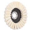 2Pcs 5in Grinding Disc Wave Shape Wool Felt Polishing Wheel