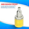 100Pcs Banana Socket M6 4mm Good Transmission Excellent Manufacture Electrical