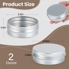 LIYAR 2 oz Tins with Lids 14 Pack, Empty Salve