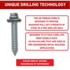 EAGLE 1 Metal Roofing Screws: #17 Metal Building Screws (250-Count),Oversized