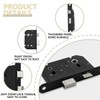 Bwintech 1 PCS Matt Black Bathroom Lock 75mm (3 Inch)