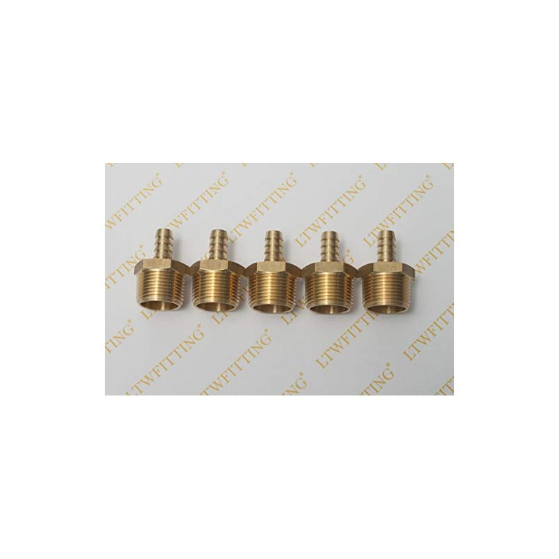 Generic Brass Barbed Fitting Coupler / Connector 3/4" Male BSPT