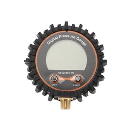 HEROFFIX 1Pcs Universal Digital Tire Pressure Gauge 1/8" NPT without Battery 0-250PSI Digital Air Pressure Meter for Cars