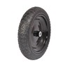Universal Fit, Flat Free Wheelbarrow Tire and Wheel Assembly with