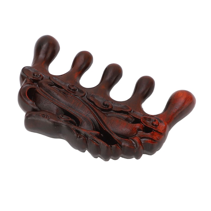 Meridians Comb Static Free 5 Teeth Head Scalp Composite Wood