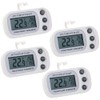 Lotvic 4 Pack Fridge Thermometer, Freezer Digital Refrigerator Thermometer with