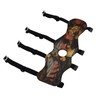 Archery Arm Guard Soft Leather Armguard Protector with 4-Strap Adjustable