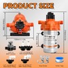 RV Water Pump 12V Quiet, 3.5GPM 45PSI Self-Priming RV Water