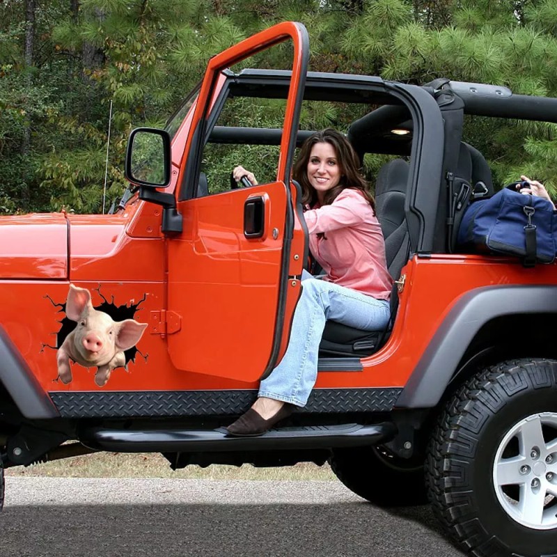 Dolores Calcomanias Stickers Vaso Realista 3d Pegatinas Autos Coche