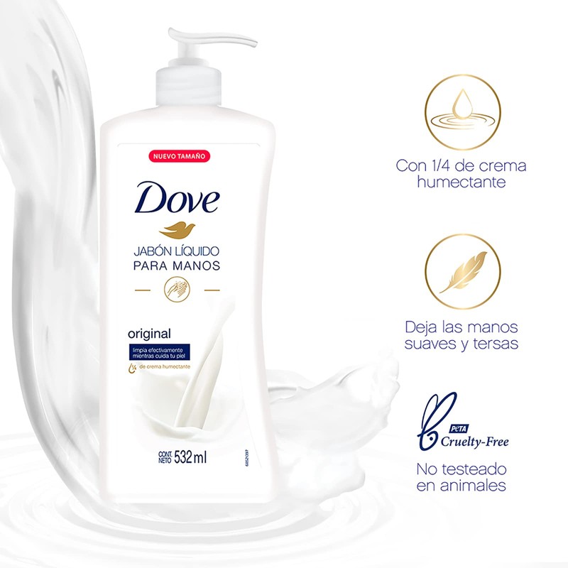 Dove Dove jabon liquido 532ml