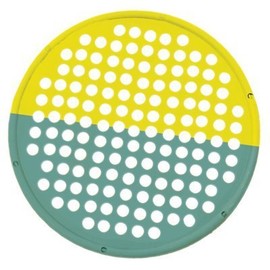 Cando Hand Exercise Web - Low Powder Formula, Color-Coded, Multiple-Sizes, Yelllow / Green by Fabrication Enterprises