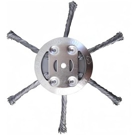 Grass Trimmer Head Made of Steel Wire, Garden Grass Trimmer Head, Steel Wire Brush Cutter, Trimmer Head, Wire Weed Blade for Garden Lawn Trimmer Head, Lawn Mower Power Tool